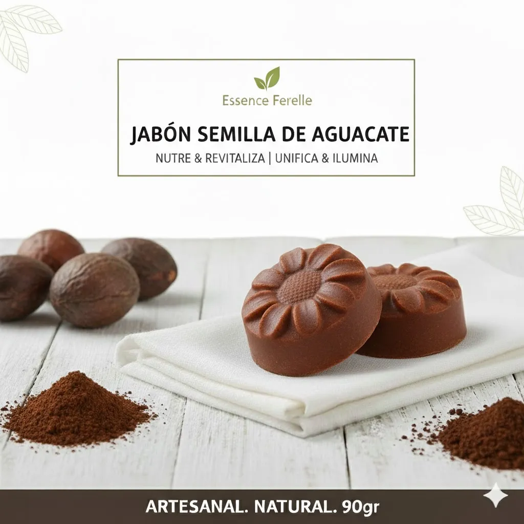 Jabón Semilla De Aguacate (✅ 1 Unid. (Probar) 🧼)